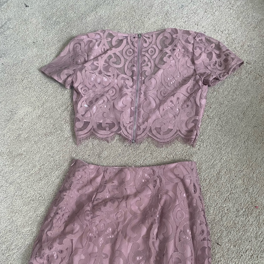 New Two Piece Set Pretty Mauve Color - image 2